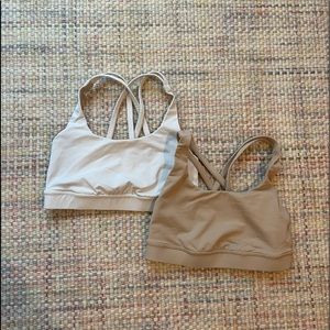 pack of 2 lululemon sports bras : size 2
